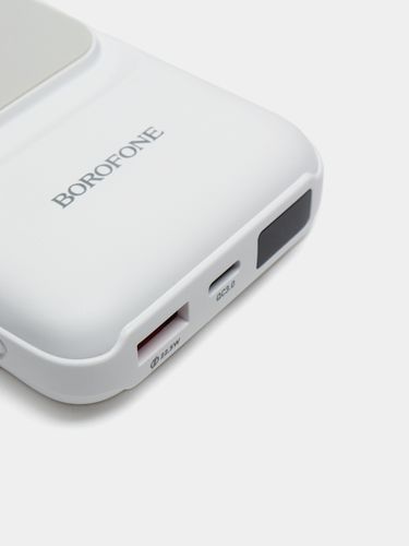 Портативный аккумулятор Power Bank Borofone Wireless 3X1 BQ26 20000mAh, Белый, в Узбекистане