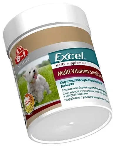 Добавка в корм 8in1 Excel Multi Vitamin Small Breed, 70 таблеток, купить недорого