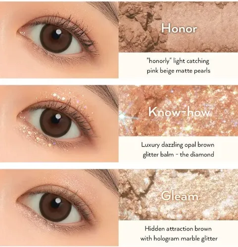 Палетка теней Unleashia glitterpedia eye palette, №-2 All of Brown, купить недорого