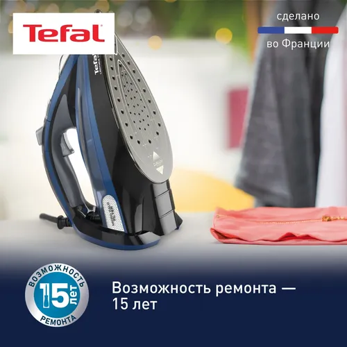 Утюг Tefal FV9848, Черно-синий, foto