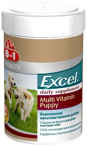 Добавка в корм 8in1 Excel Multi Vitamin Puppy, 100 таблеток