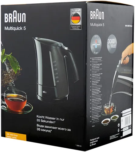 Электрочайник Braun WK500, Черный, 1.7 л, фото № 4