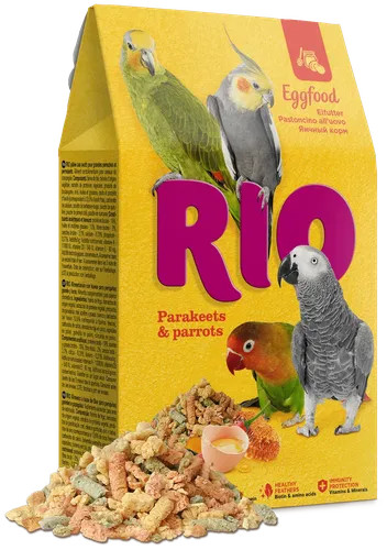 Яичный корм Rio для средних и крупных попу гаев, 250 г, купить недорого