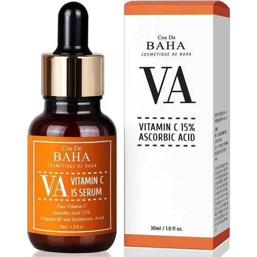 Сыворотка для лица Увлажнение Cos De BAHA Vitamin C 15% Ascorbic Acid Serum, 30 мл