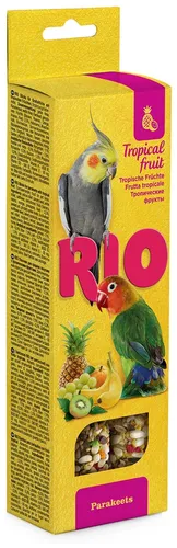 Лакомства Rio для средних попу гаев с тропическими фруктами, 2 шт по 75 г, купить недорого