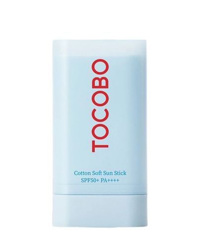 Солнцезащитный стик для лица TOCOBO Cotton Soft Sun Stick SPF50+ PA++++, 19 мл