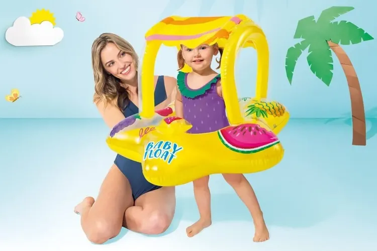 Надувной Круг Intex Kiddie Float, Желтый, в Узбекистане