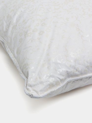 Подушка перьевая для сна IH-37, 50х70 см, Бело-золотой, фото