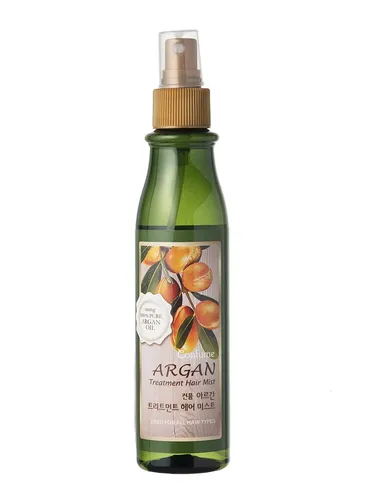 Qayta tiklovchi sprey-konditsioner Argan yog'i bilan Confume Argan Treatment Hair Mist, 200 ml