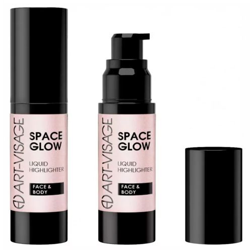 Жидкий хайлайтер Art-Visage space glow, №-22, розовый