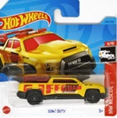 Машинка Hot wheels Surf Duty, Желтый