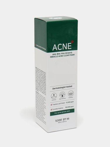 Пенка Some By Mi AHA.BHA.PHA 30 days miracle acne clear foam, 100 мл, в Узбекистане
