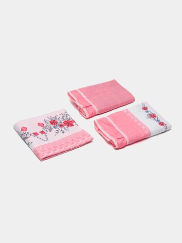 Комплект постельного белья IH-185, 4 шт, Кораллово-розовый, купить недорого
