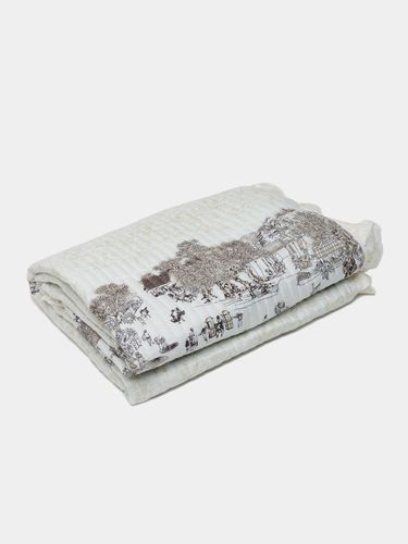 Комплект постельного белья IH-191, 4 шт, Слоновая кость
