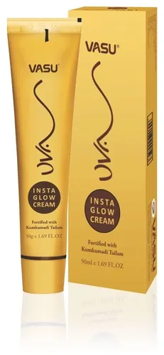 Крем для лица омолаживающий с маслом кумкумади Insta Glow Cream в тубе Vasu, 50 г