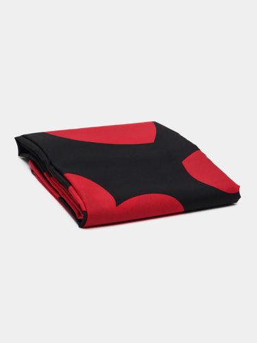 Комплект постельного белья IH-168, 4 шт, Черно-красный, фото