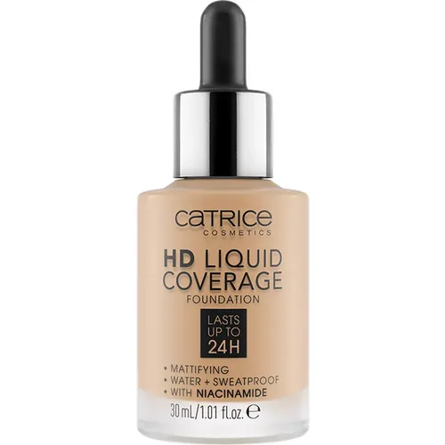 Tonal asos Catrice HD Liquid Coverage Foundation, №-002, bej nyud