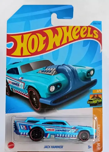 Машинка игрушка Hot Wheels Jack Hammer, Голубой