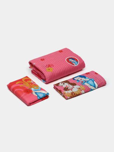 Комплект детского постельного белья IH-32, Белоснежка, Розовый