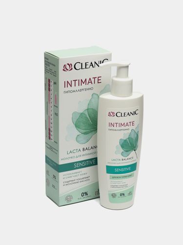 Молочко для интимной гигиены Cleanic sensitive, 200 мл