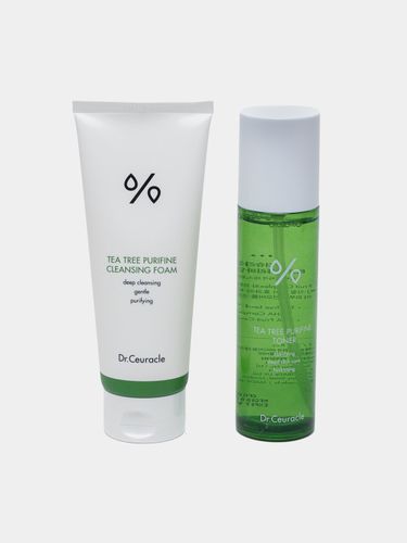 Уходовый набор для лица с чайным деревом Dr.Ceuracle TeaTree Purifine Duo Set TONER + FOAM, O'zbekistonda