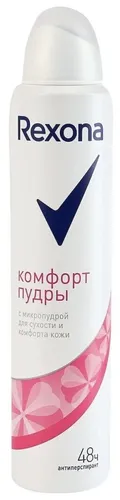 Антиперспирант-дезодорант спрей Комфорт Пудры Rexona, 200 мл