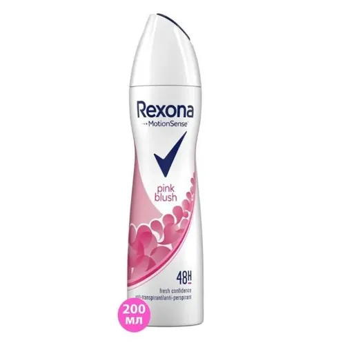 Ayollar dezodoranti Rexona pink blush, 200 ml