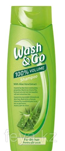 Quruq va yog'li qazg'oq uchun Wash&Go shampun, 180 ml