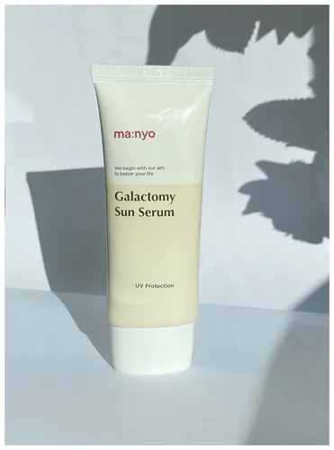 Солнцезащитная сыворотка, защита от солнца Manyo Factory Galactomy Sun Serum SPF50+ PA++++, 50 мл