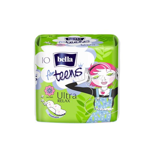 Ультратонкие Прокладки Bella Teens Ultra Relax, 10 шт