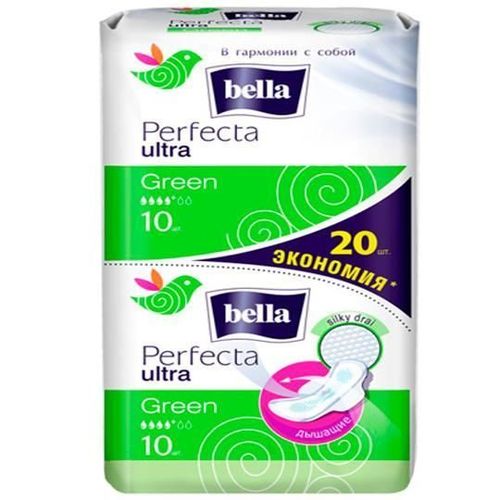 Супертонкие Прокладки Bella Perfecta Ultra Green, 20 шт