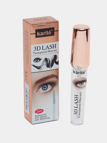 Гель-фиксатор для бровей и ресниц Karite 3D Lash Transparent Mascara 24H