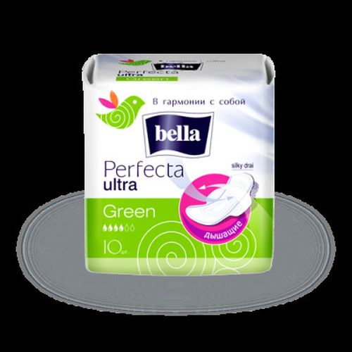 Супертонкие Прокладки Bella Perfecta Ultra Green, 10 шт