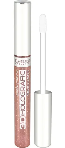 Lab uchun yaltiroq Eveline Cosmetics Holographic 3D Brilliant, No72-terakota qizil