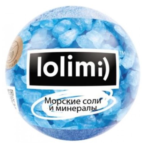 Бомбочка для ванны Калина-Бел Lolimi Морские соли и минералы