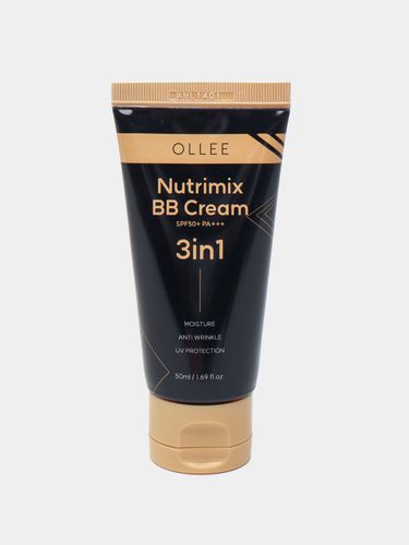 Matlashtiruvchi BB kremi Ollee SPF50+, 50 ml