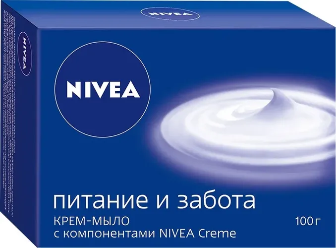 Крем-мыло Nivea Питание и забота с компонентами