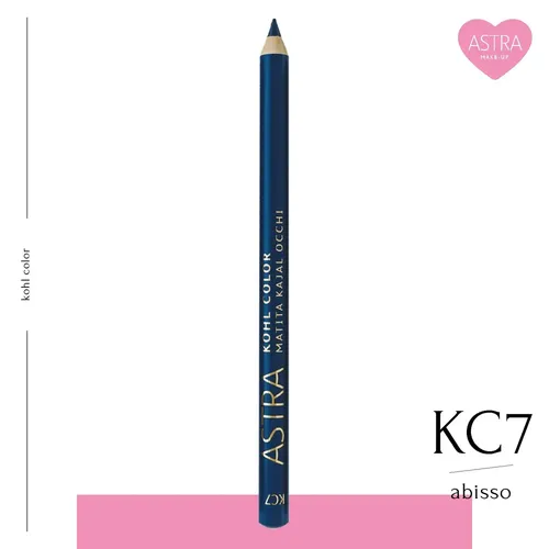 Astra Make-Up ko‘z uchun qalam, No-KC7-Ko‘k, 1.1 ml