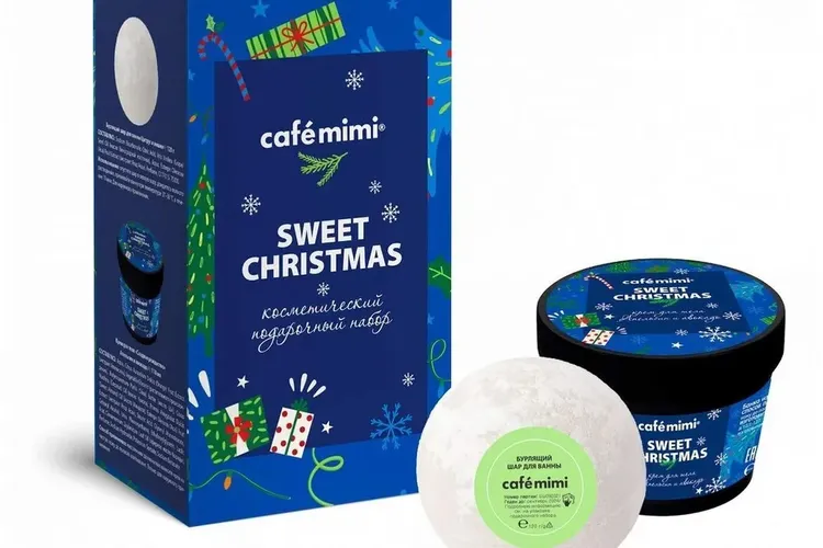 Подарочный набор Cafe mimi Sweet Christmas, 110 мл