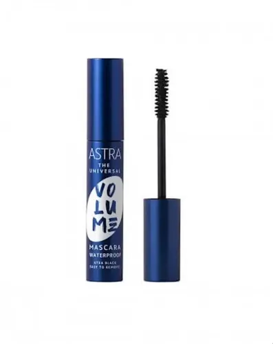 Kipriklar uchun tush Astra Universal mascara waterproof, No-01-Qora, 13 ml