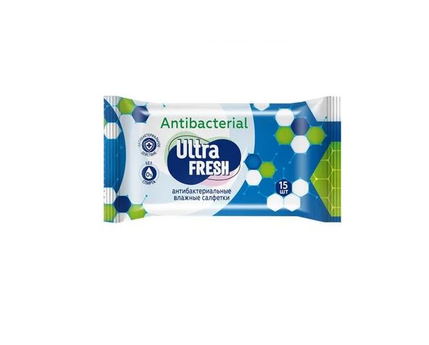Салфетки влажные Ultra Fresh Antibacterial