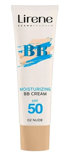 BB крем увлажняющий Lirene Moisturizing SPF50, №-02, 30 мл