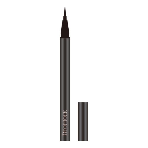 Водостойкая подводка лайнер для глаз Deoproce Easy Drawing Pen Eyeliner Black, Черный, 10 мл