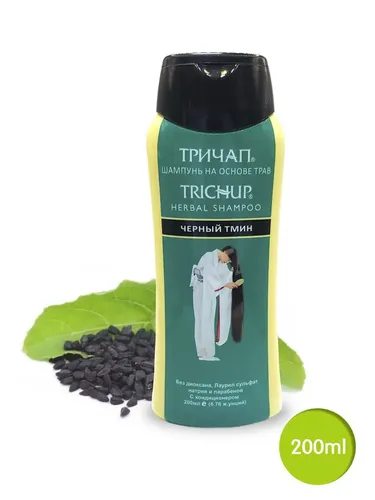 Шампунь для волос Trichup Черный тмин, 400 мл