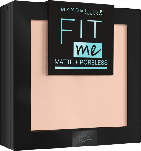 Пудра для лица Maybelline New York Fit Me матирующая, №-104-Светло-бежевый, 9 г