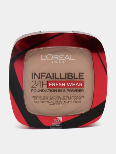 Пудра L'Oreal Paris Infaillible 24H Fresh Wear, №-180