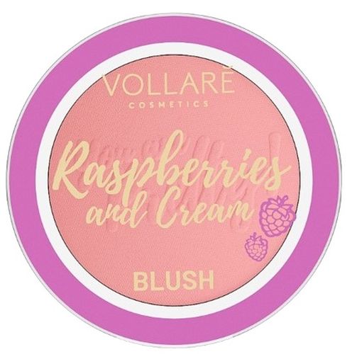 Румяна Vollare Raspberries and Сream, №- 01-Juicy Blush, 5 г