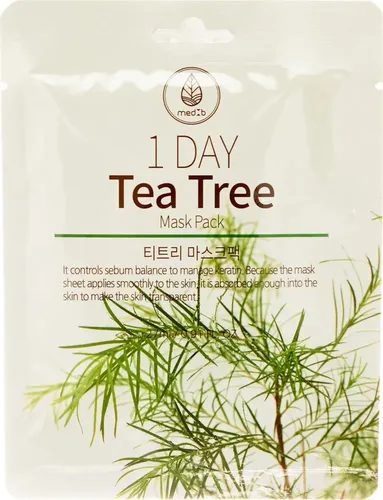 Маска для лица с экстрактом чайного дерева MEDB 1 Day Tea Tree Mask Pack, 27 мл