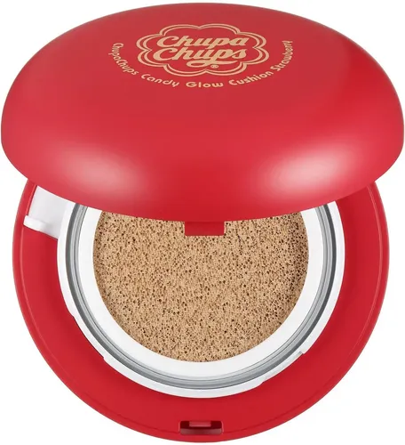 Кушон для лица Chupa Chups Candy Glow Cushion Strawberry SPF50+ PA+++, №-01-Бежевый