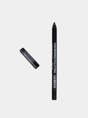 Водостойкий карандаш Gabrini Ultra waterproof eye & lip Pencil для глаз, №-1, купить недорого